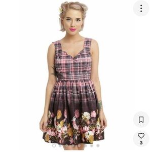 Hell bunny vixen sleeveless cotton dress